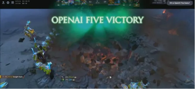 OpenAI封山决战人类Dota2冠军！2:0完胜，苦练10月堪比人类4.5万年